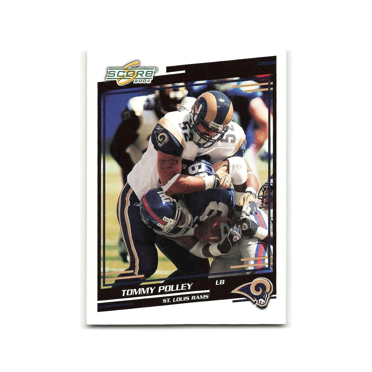 Tommy Polley 2004 Score #297 St. Louis Rams Football Card NM