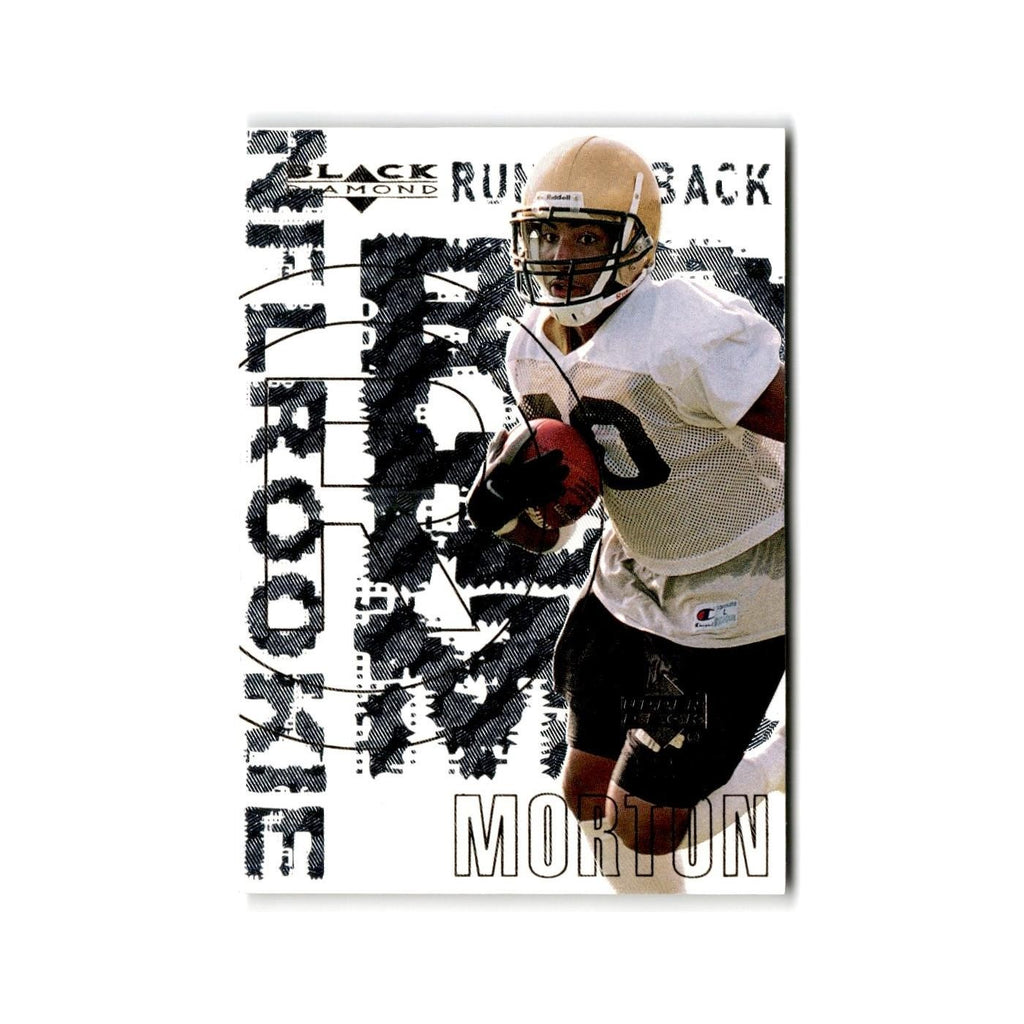 Chad Morton Rookie 2000 Upper Deck Black Diamond #142 New Orleans Saints NM