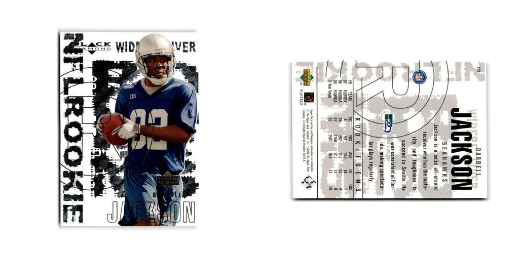 Darrell Jackson Rookie 2000 Upper Deck Black Diamond #138 Seattle Seahawks NM