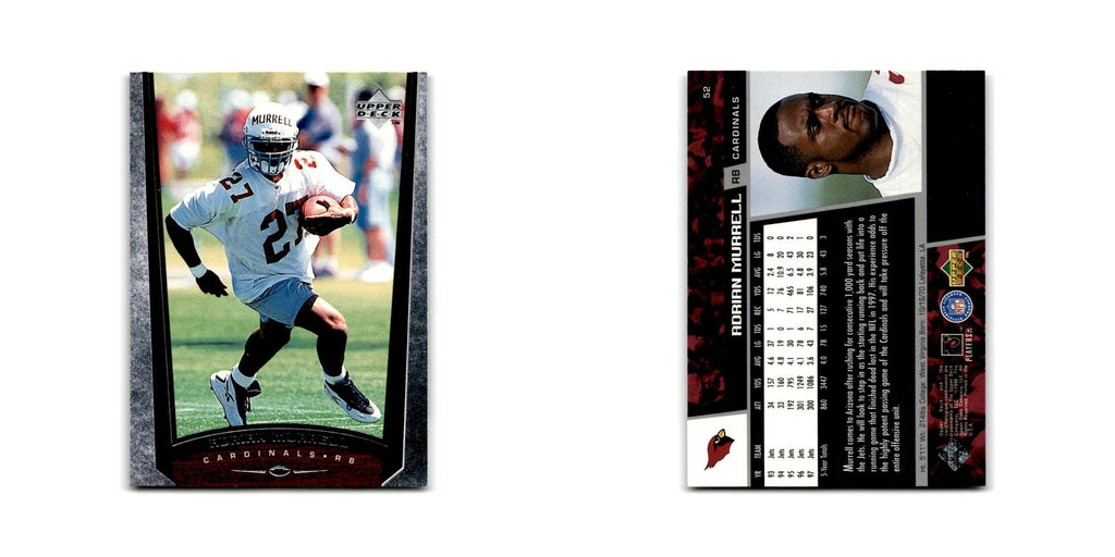 Adrian Murrell 1998 Upper Deck #52 Arizona Cardinals Football Card NM