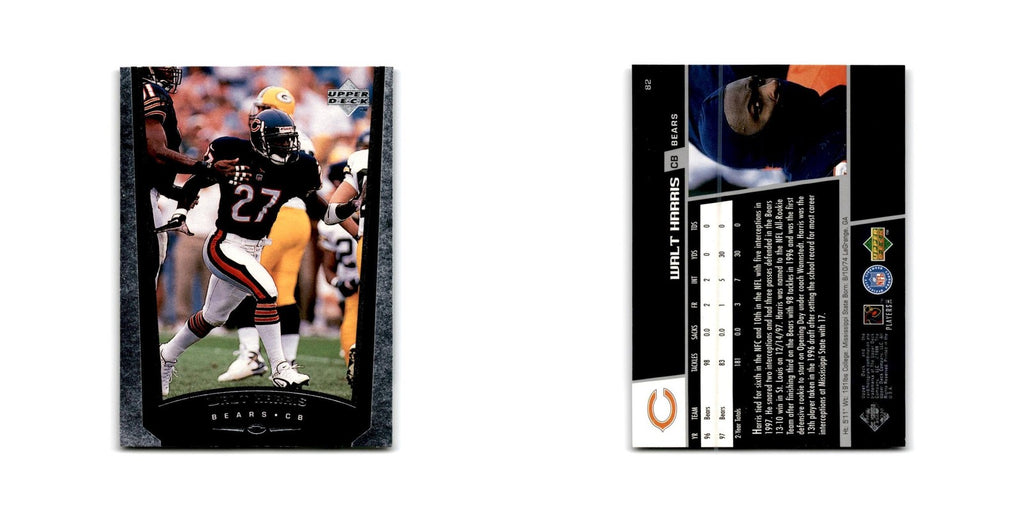 Walt Harris 1998 Upper Deck #82 Chicago Bears Football Card NM