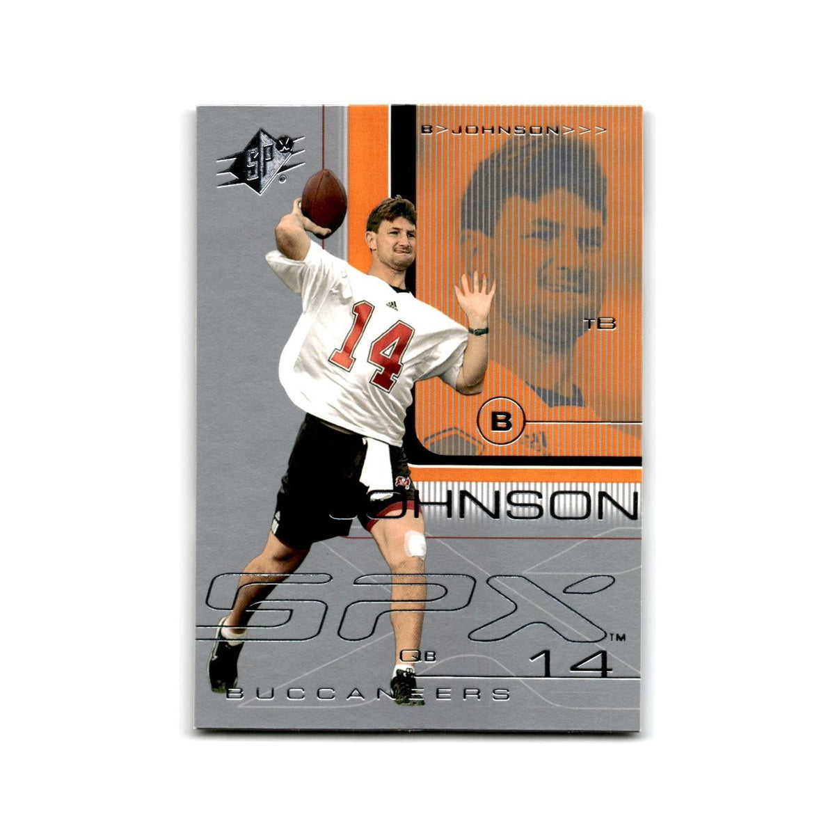 Brad Johnson 2001 SPx #82 Tampa Bay Buccaneers Football Card NM