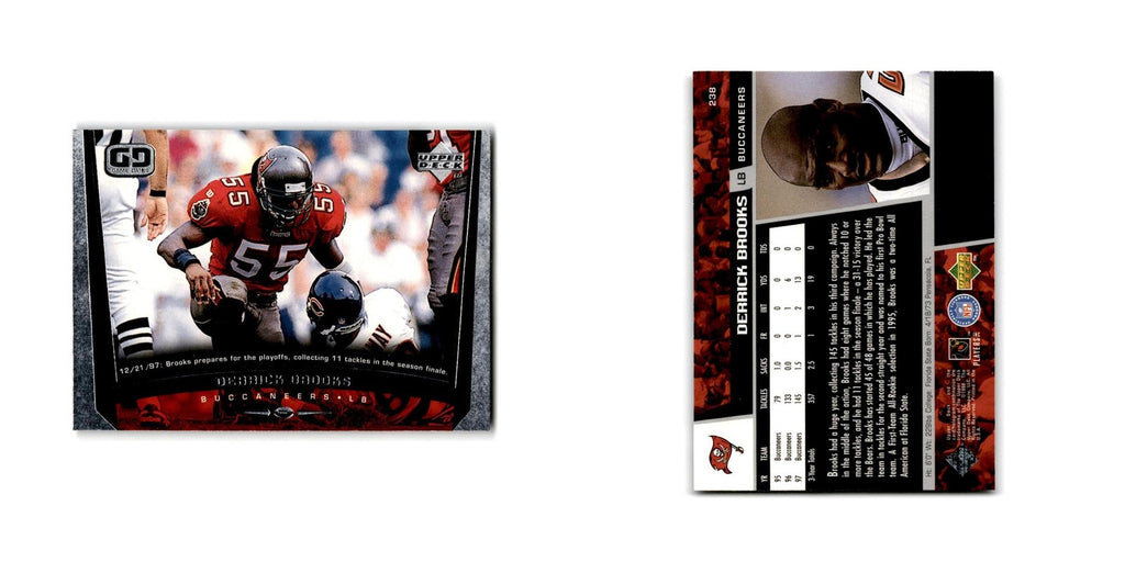 Derrick Brooks 1998 Upper Deck Game Day #238 Tampa Bay Buccaneers NM