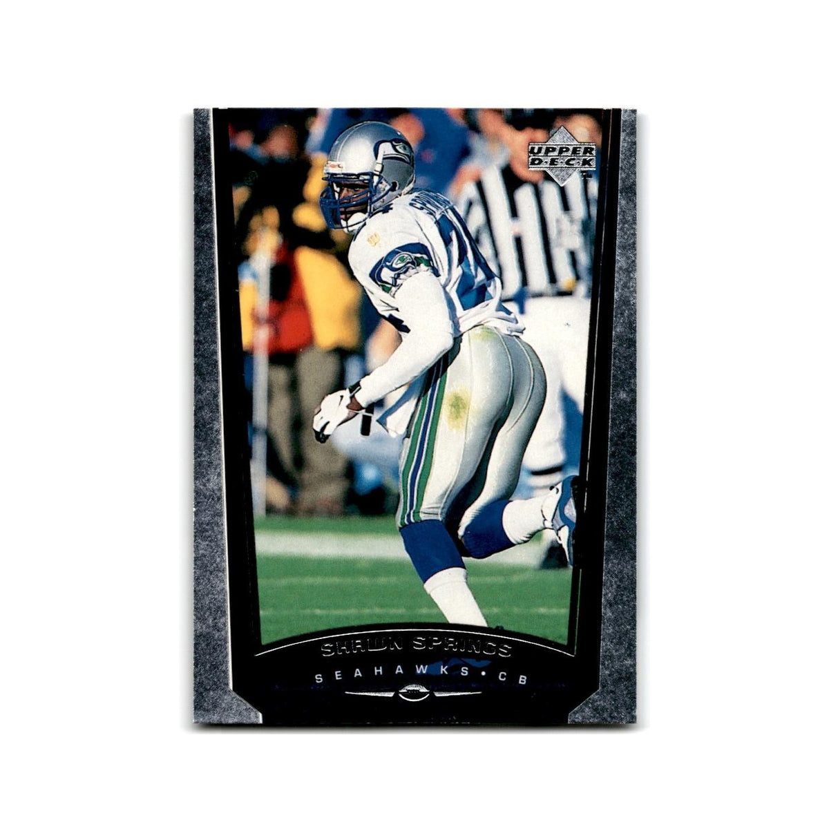 Shawn Springs 1998 Upper Deck #229 Seattle Seahawks Football Card NM