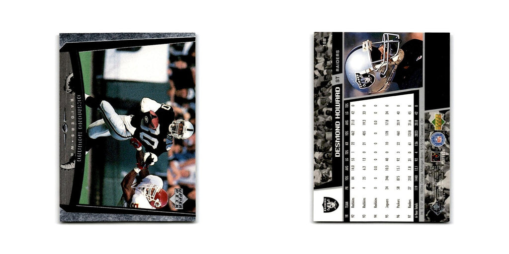 Desmond Howard 1998 Upper Deck #188 Oakland Raiders Football Card NM