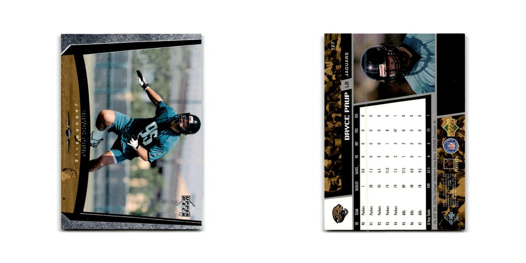 Bryce Paup 1998 Upper Deck #127 Jacksonville Jaguars Football Card NM
