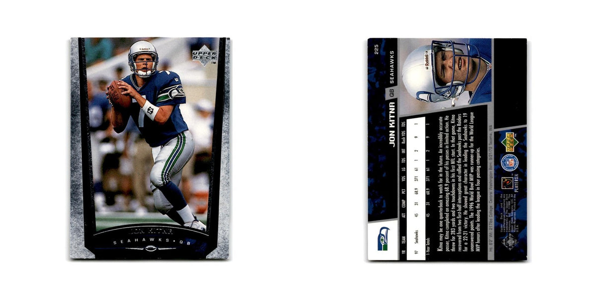 Jon Kitna 1998 Upper Deck #225 Seattle Seahawks Football Card NM