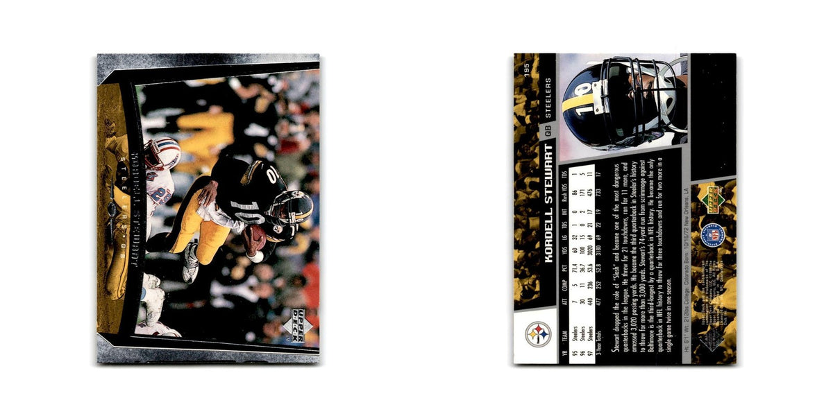 Kordell Stewart 1998 Upper Deck #195 Pittsburgh Steelers Football Card NM
