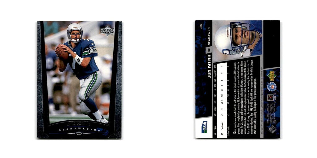 Jon Kitna 1998 Upper Deck #225 Seattle Seahawks Football Card NM