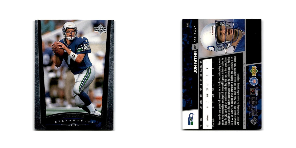 Jon Kitna 1998 Upper Deck #225 Seattle Seahawks Football Card NM