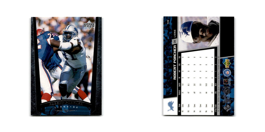 Robert Porcher 1998 Upper Deck #109 Detroit Lions Football Card NM