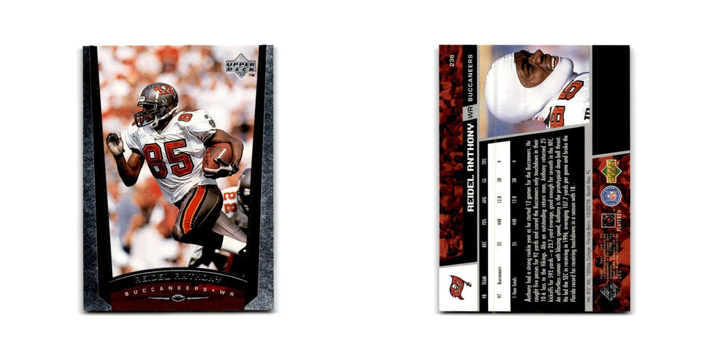 Reidel Anthony 1998 Upper Deck #236 Tampa Bay Buccaneers Football Card NM