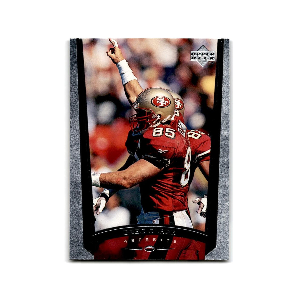 Greg Clark 1998 Upper Deck #221 San Francisco 49ers Football Card NM