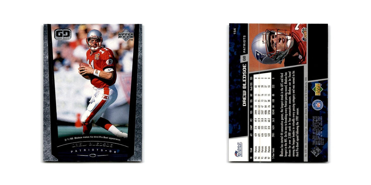 Drew Bledsoe 1998 Upper Deck #154 New England Patriots Football Card NM