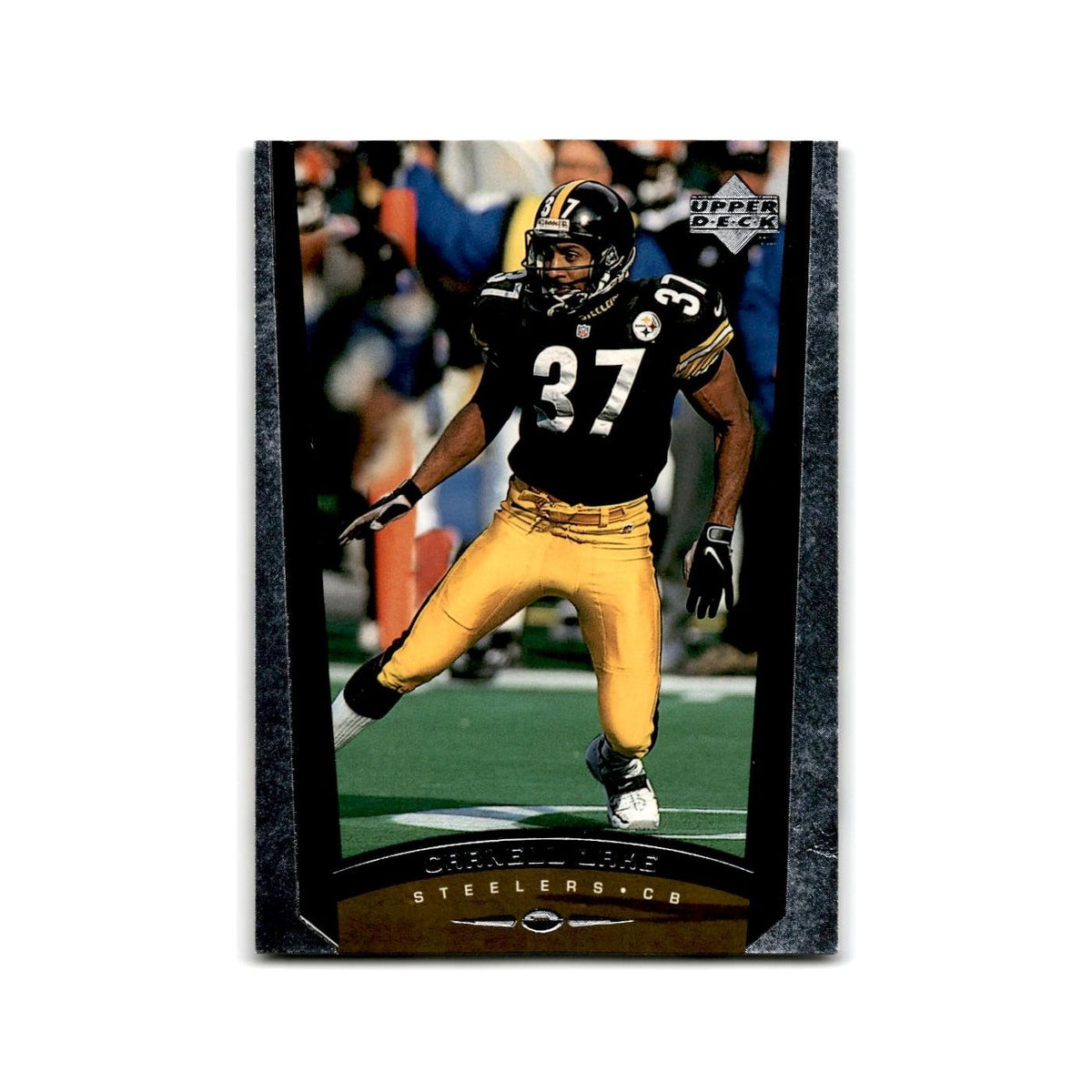 Carnell Lake 1998 Upper Deck #199 Pittsburgh Steelers Football Card NM