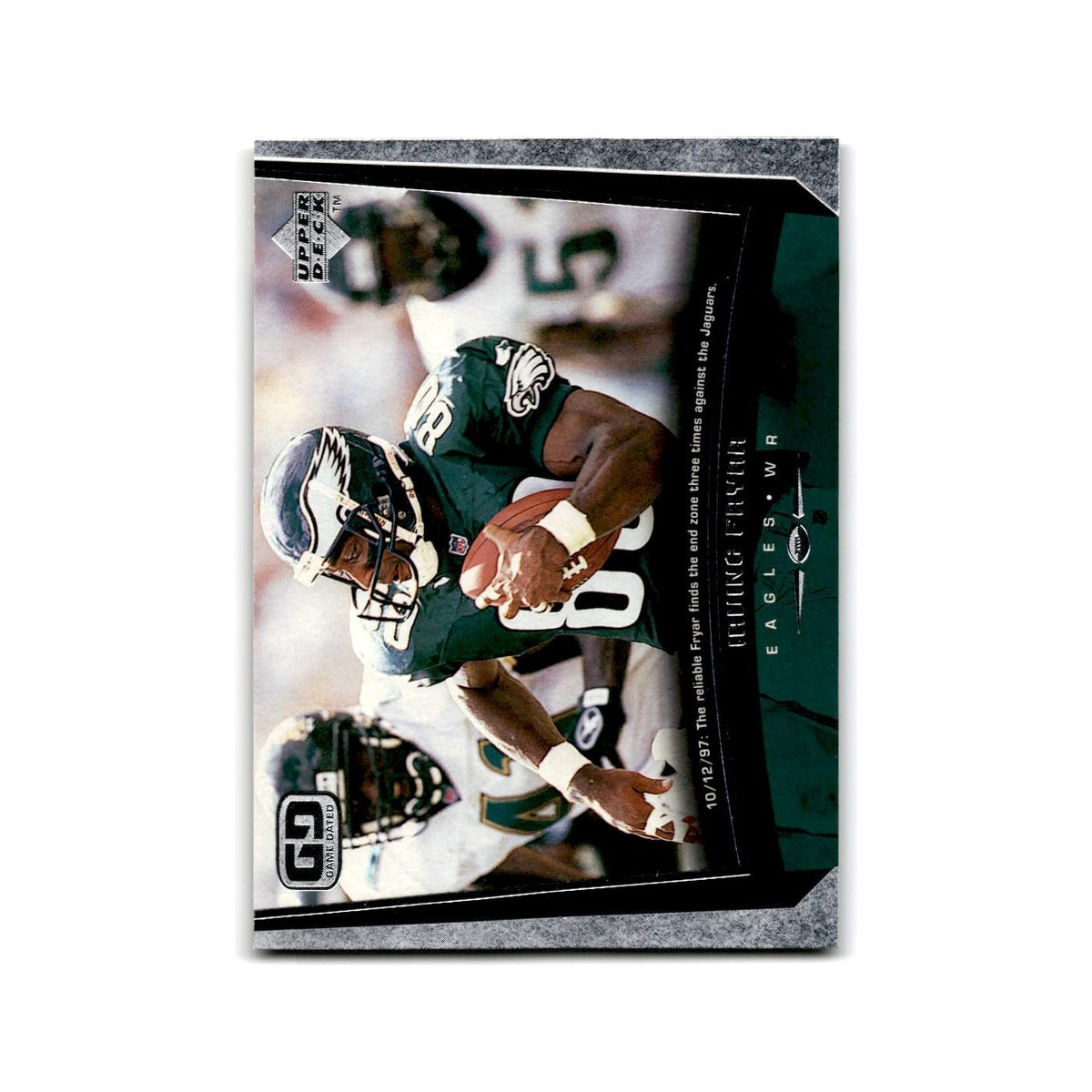 Irving Fryar 1998 Upper Deck #191 Philadelphia Eagles Football Card NM