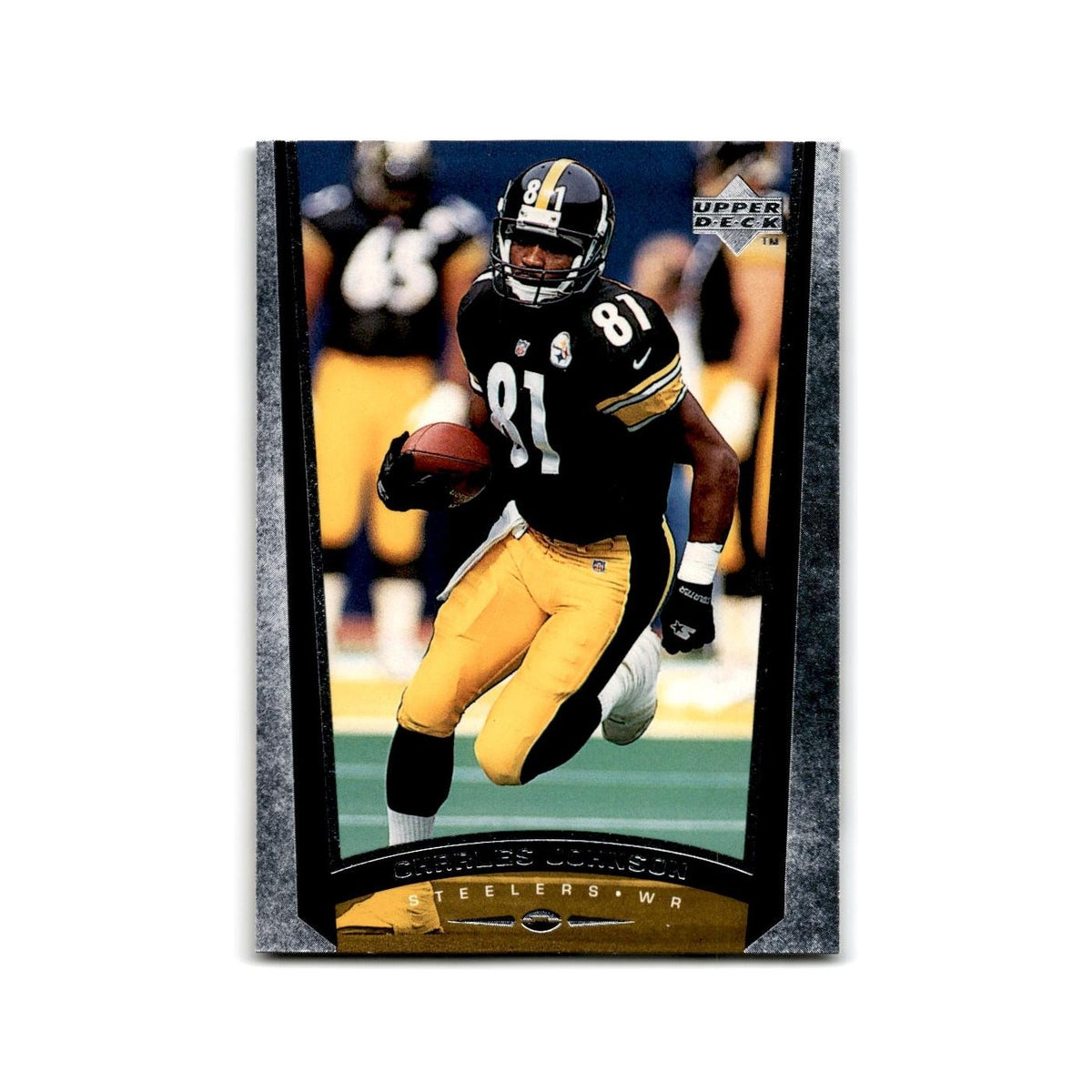 Charles Johnson 1998 Upper Deck #200 Pittsburgh Steelers Football Card NM