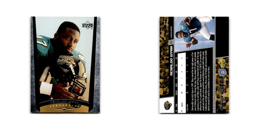 Renaldo Wynn 1998 Upper Deck #129 Jacksonville Jaguars Football Card NM