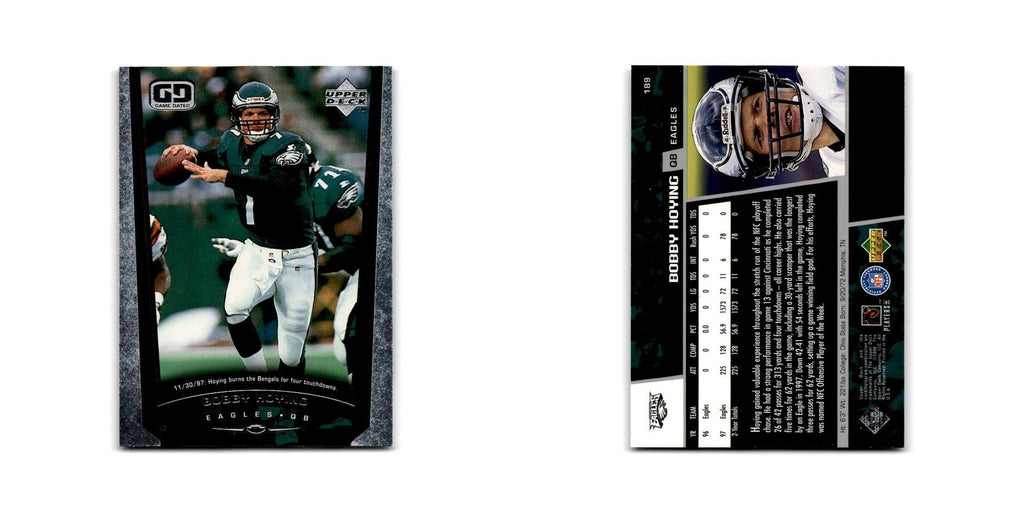 Bobby Hoying 1998 Upper Deck Game Day #189 Philadelphia Eagles Football Card NM