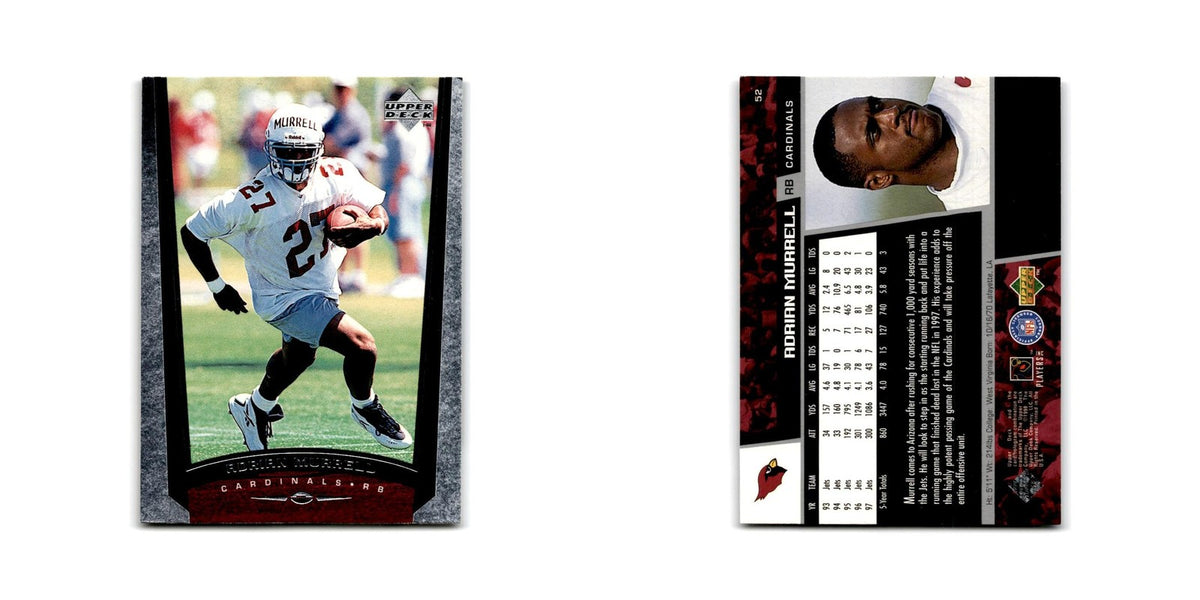 Adrian Murrell 1998 Upper Deck #52 Arizona Cardinals Football Card NM