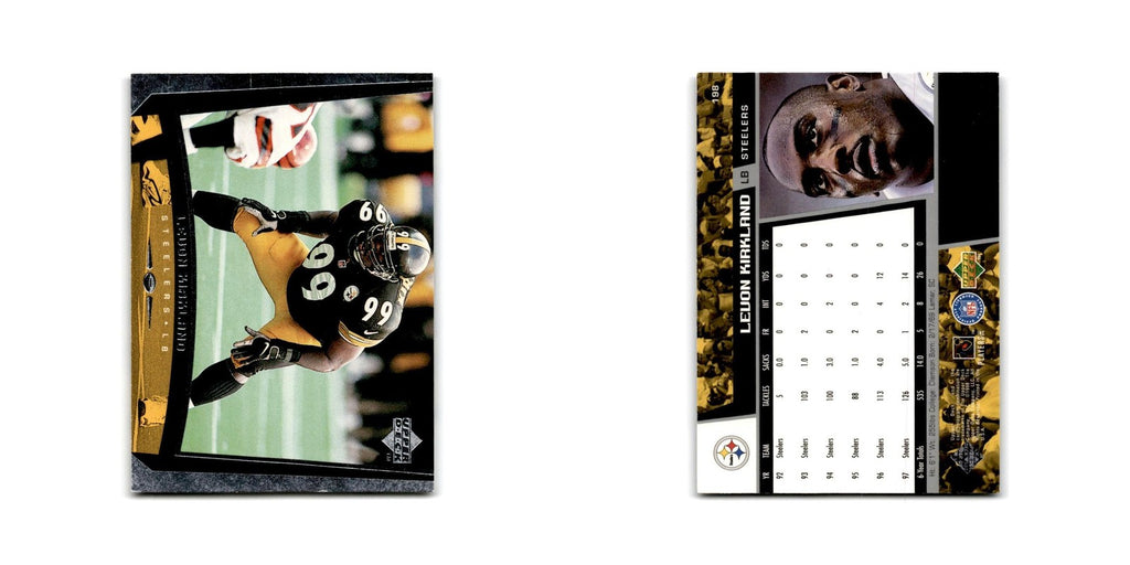 Levon Kirkland 1998 Upper Deck #198 Pittsburgh Steelers Football Card NM