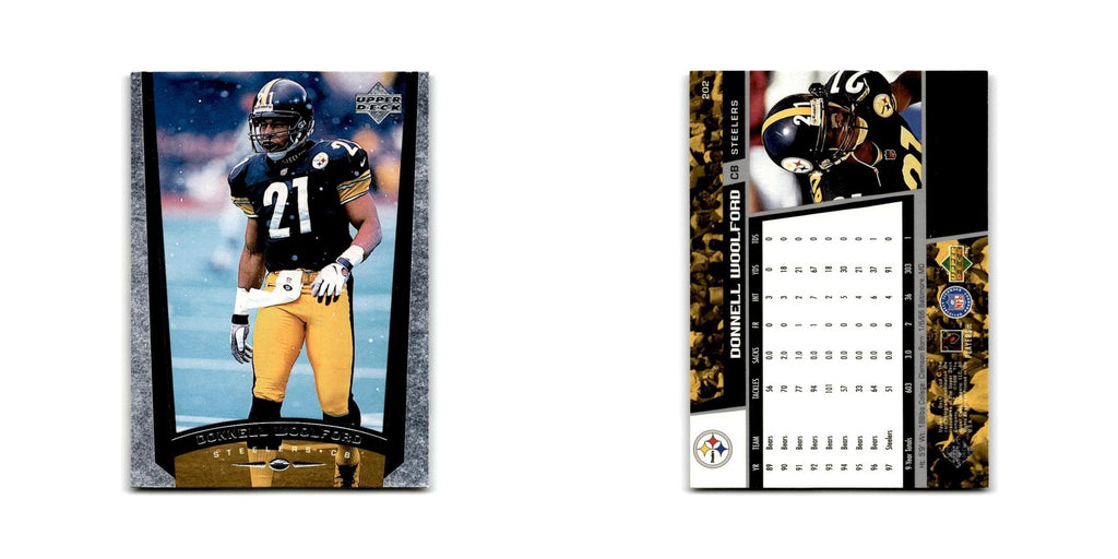 Donnell Woolford 1998 Upper Deck #202 Pittsburgh Steelers Football Card NM