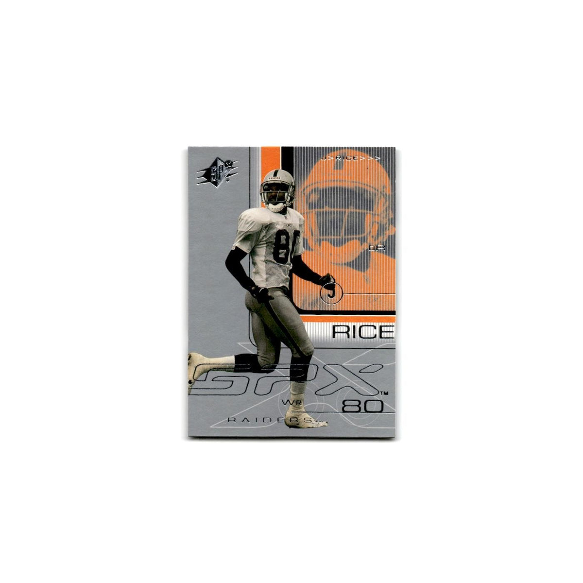 Jerry Rice 2001 SPx #65 Oakland Raiders Football Card NM