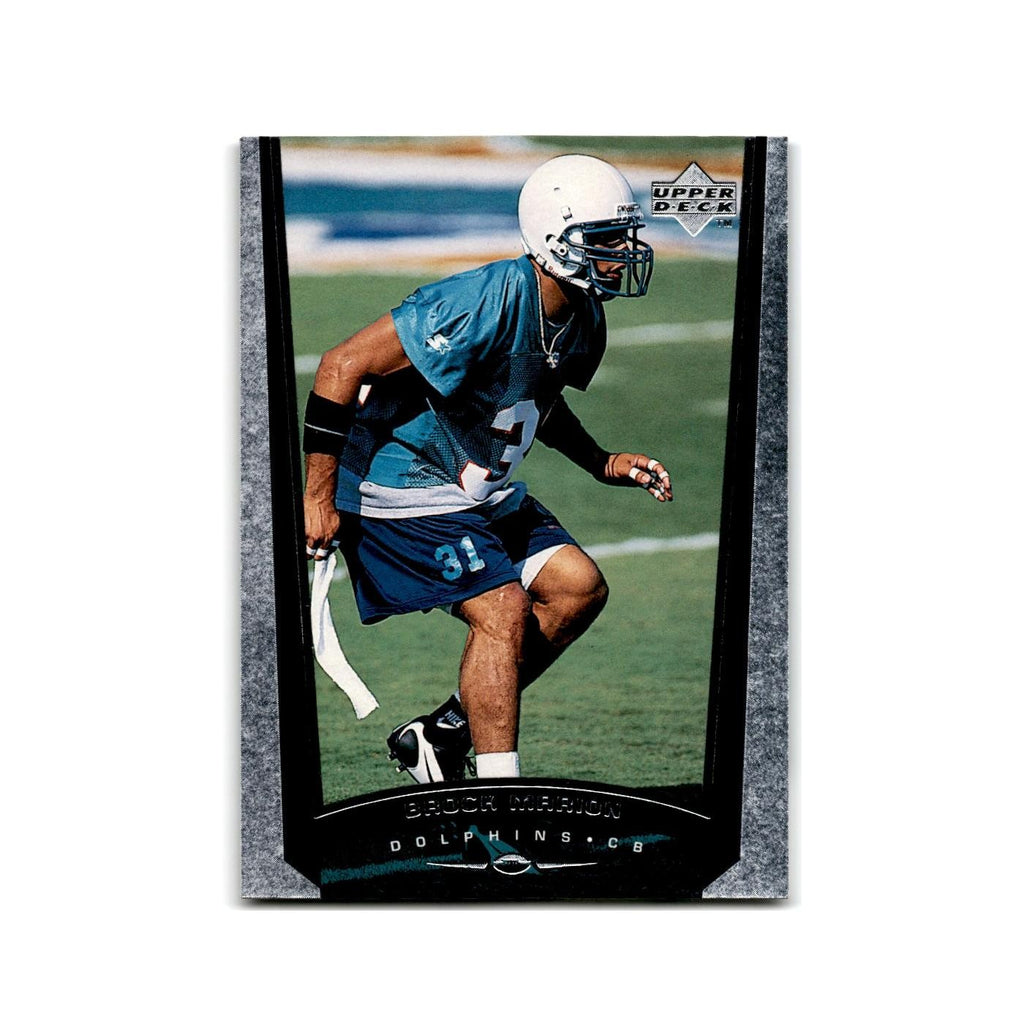 Brock Marion 1998 Upper Deck #145 Miami Dolphins Football Card NM