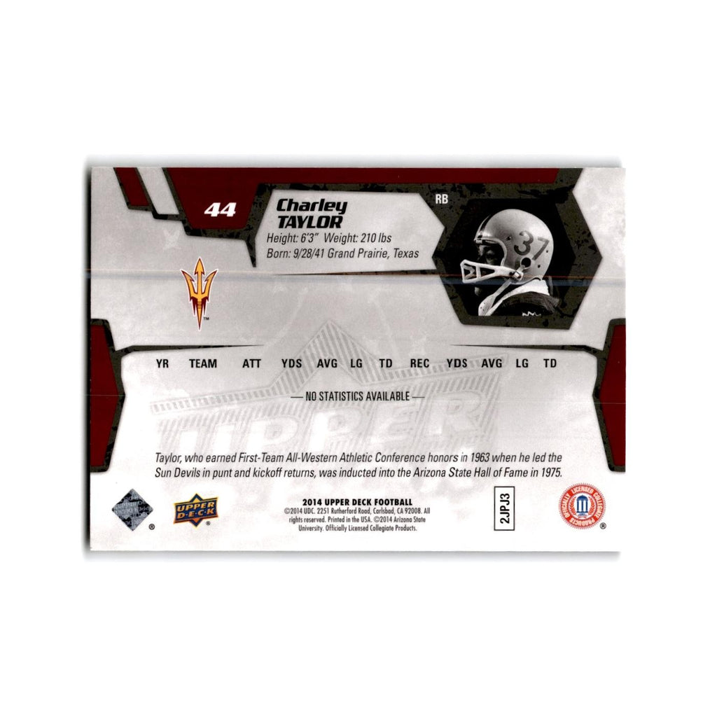 Charley Taylor 2014 Upper Deck #44 Arizona State Sun Devils Football Card NM