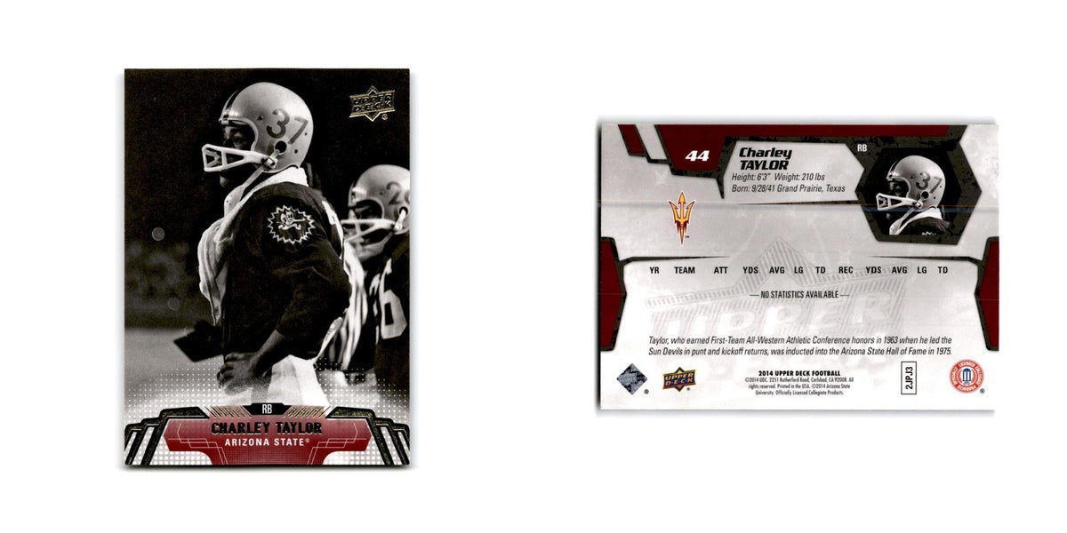 Charley Taylor 2014 Upper Deck #44 Arizona State Sun Devils Football Card NM
