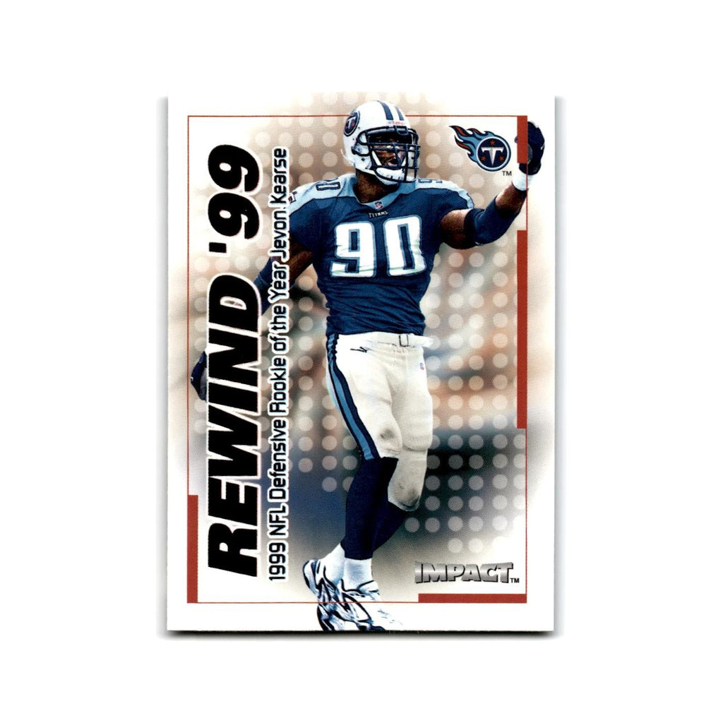 Jevon Kearse 2000 Impact Rewind '99 #34 Tennessee Titans Football Card NM