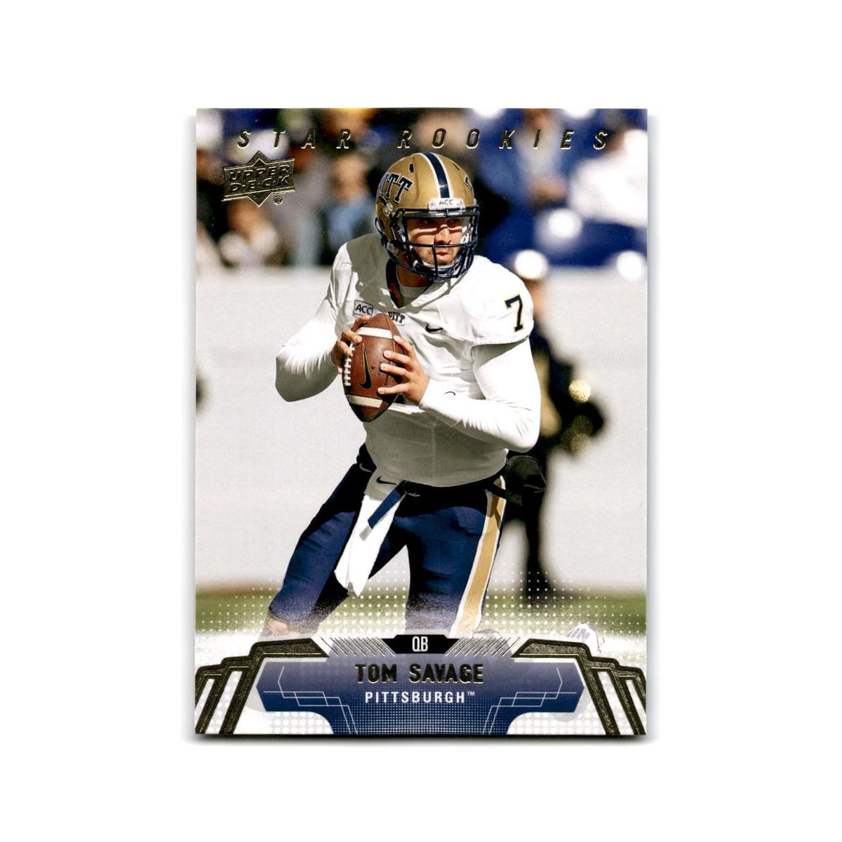 Tom Savage Rookie 2014 Upper Deck #61 Pittsburgh Panthers Football Card NM