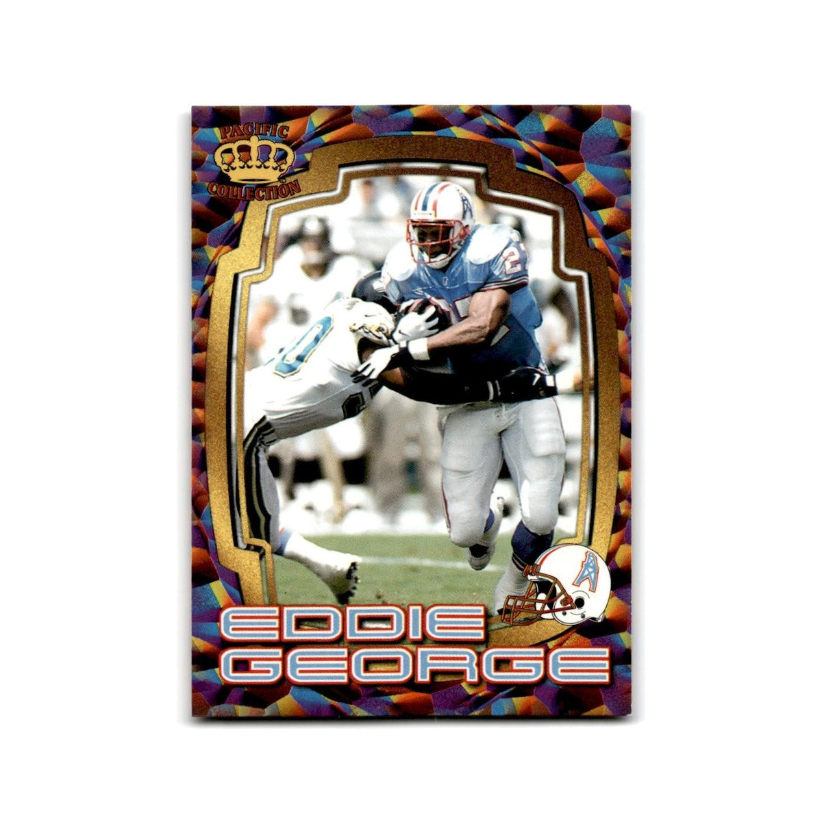 Eddie George 1997 Pacific #14 Houston Oilers Football Card NM