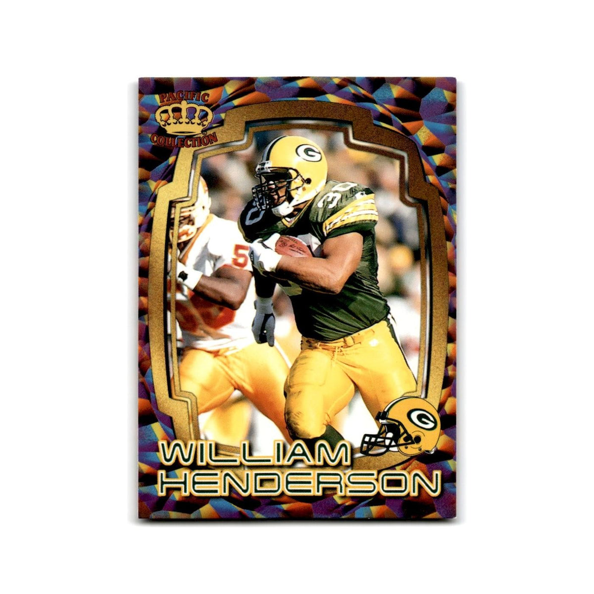 William Henderson 1997 Pacific #40 Green Bay Packers Football Card NM