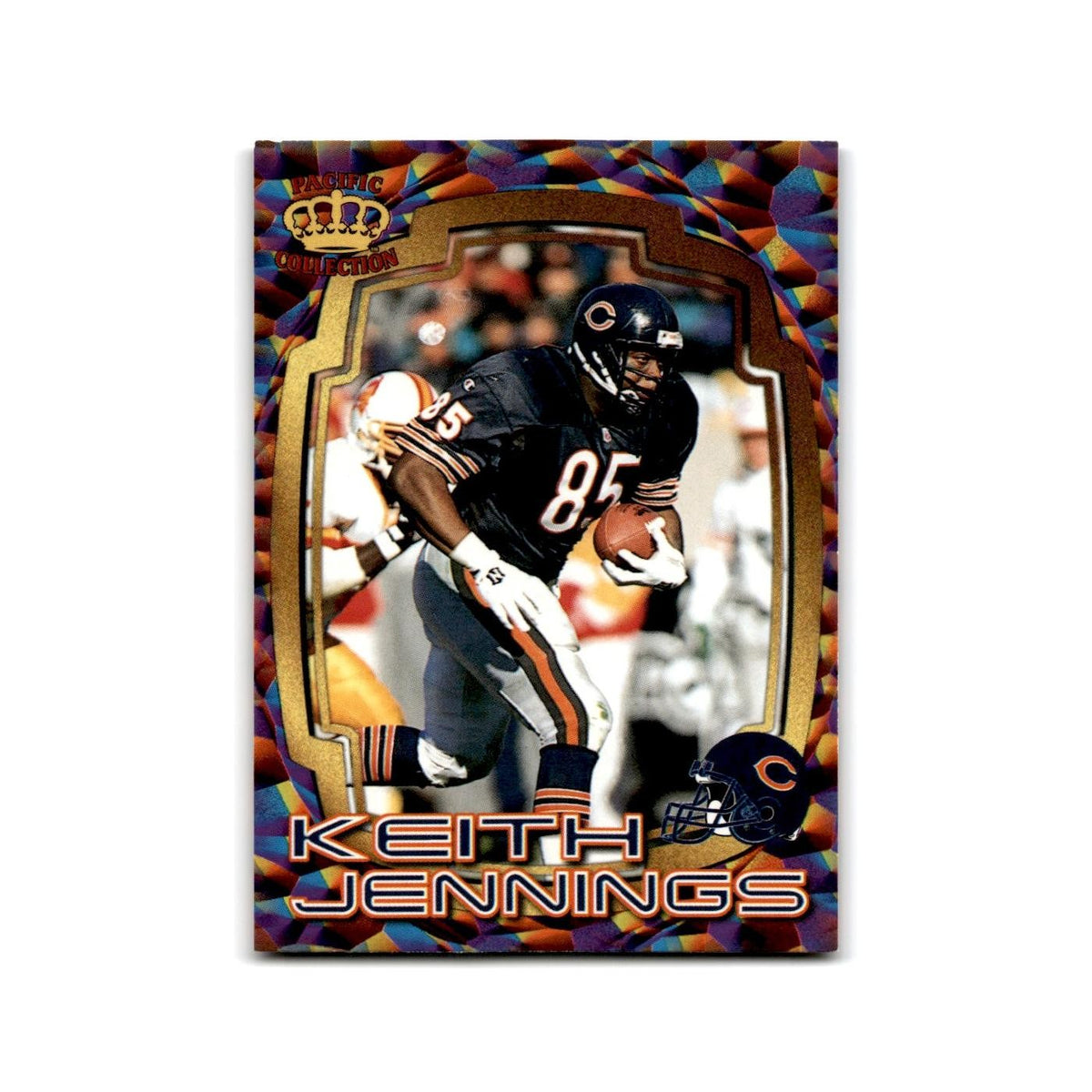 Keith Jennings 1997 Pacific #36 Chicago Bears Football Card NM