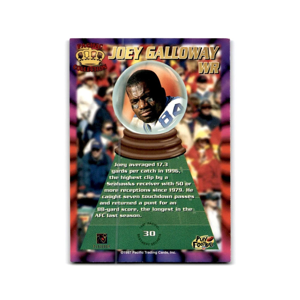 Joey Galloway 1997 Pacific #30 Seattle Seahawks Football Card NM