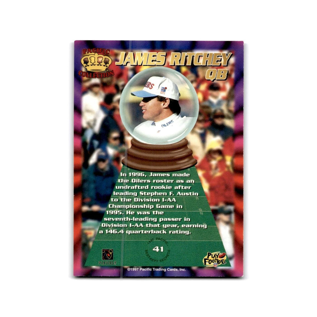 James Ritchey 1997 Pacific #41 Houston Oilers Football Card NM