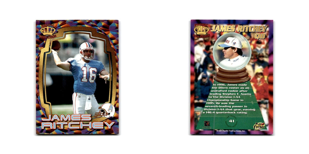 James Ritchey 1997 Pacific #41 Houston Oilers Football Card NM