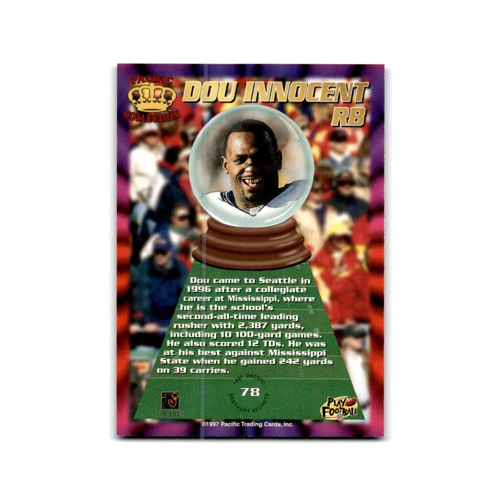 Dou Innocent 1997 Pacific #78 Seattle Seahawks Football Card NM