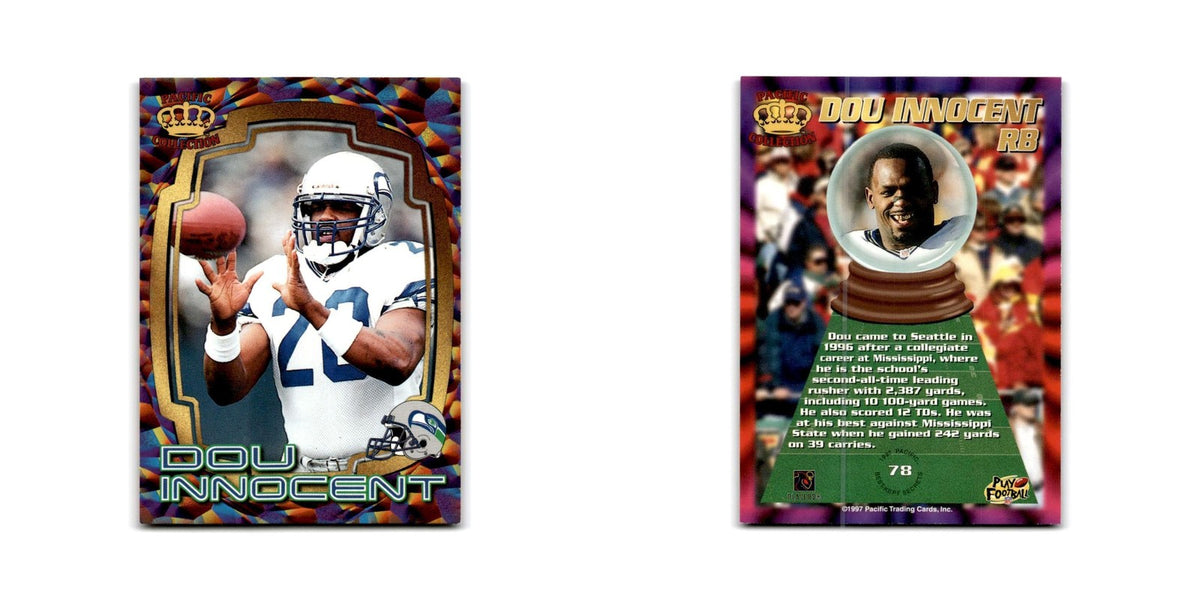 Dou Innocent 1997 Pacific #78 Seattle Seahawks Football Card NM