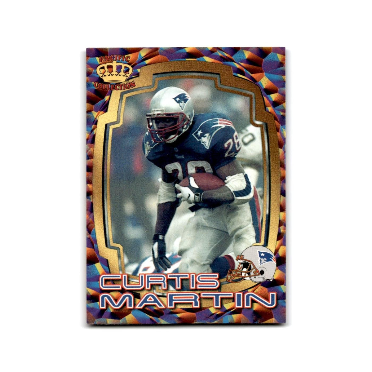 Curtis Martin 1997 Pacific #69 New England Patriots Football Card NM