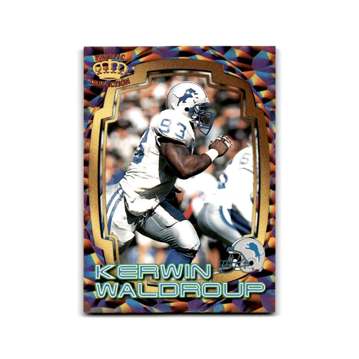Kerwin Waldroup 1997 Pacific #89 Detroit Lions Football Card NM