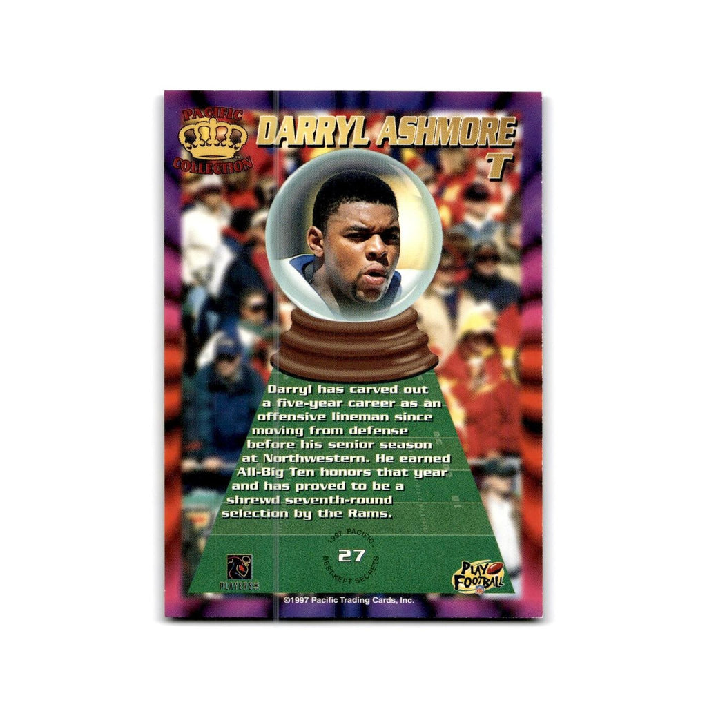 Darryl Ashmore 1997 Pacific #27 St. Louis Rams Football Card NM
