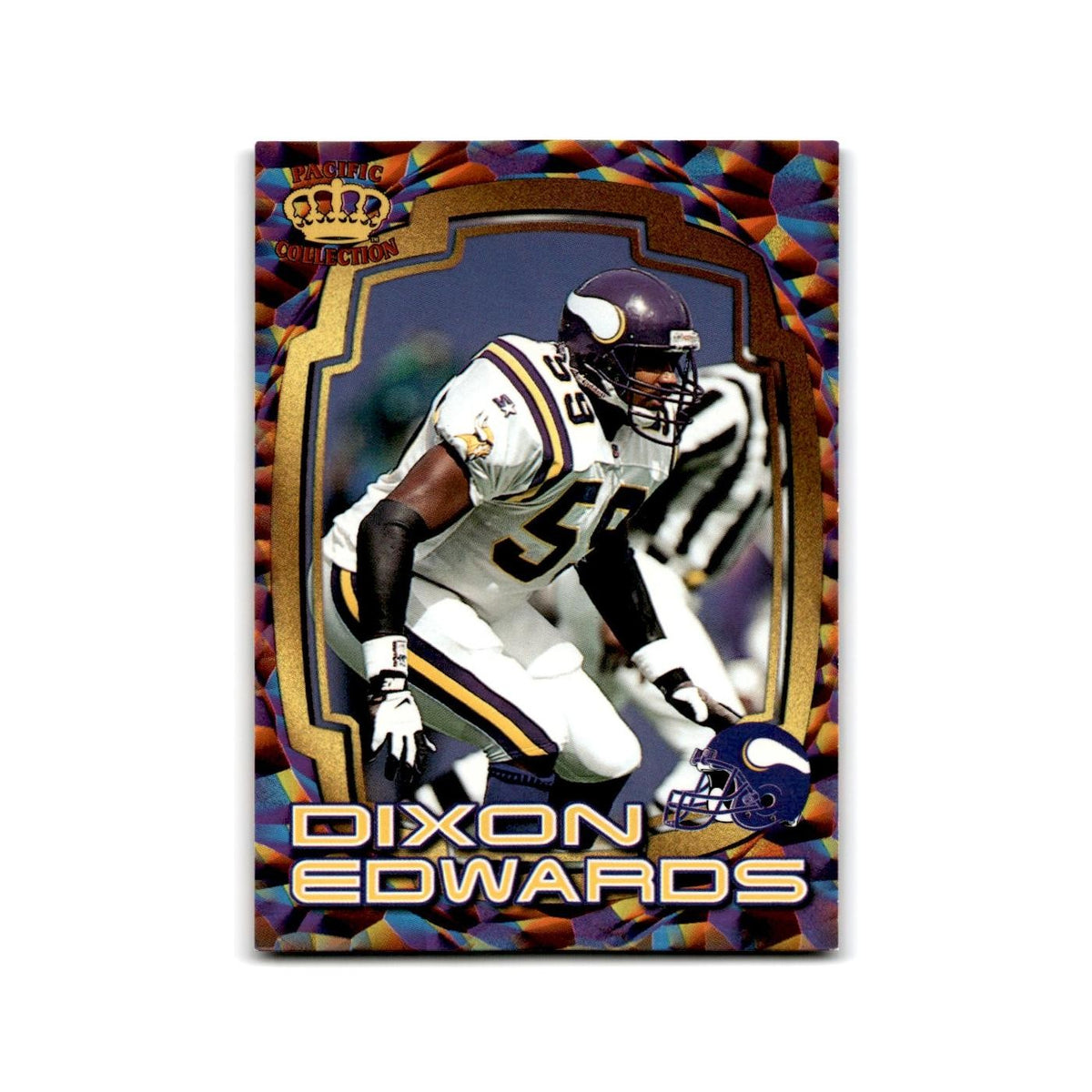 Dixon Edwards 1997 Pacific #45 Minnesota Vikings Football Card NM