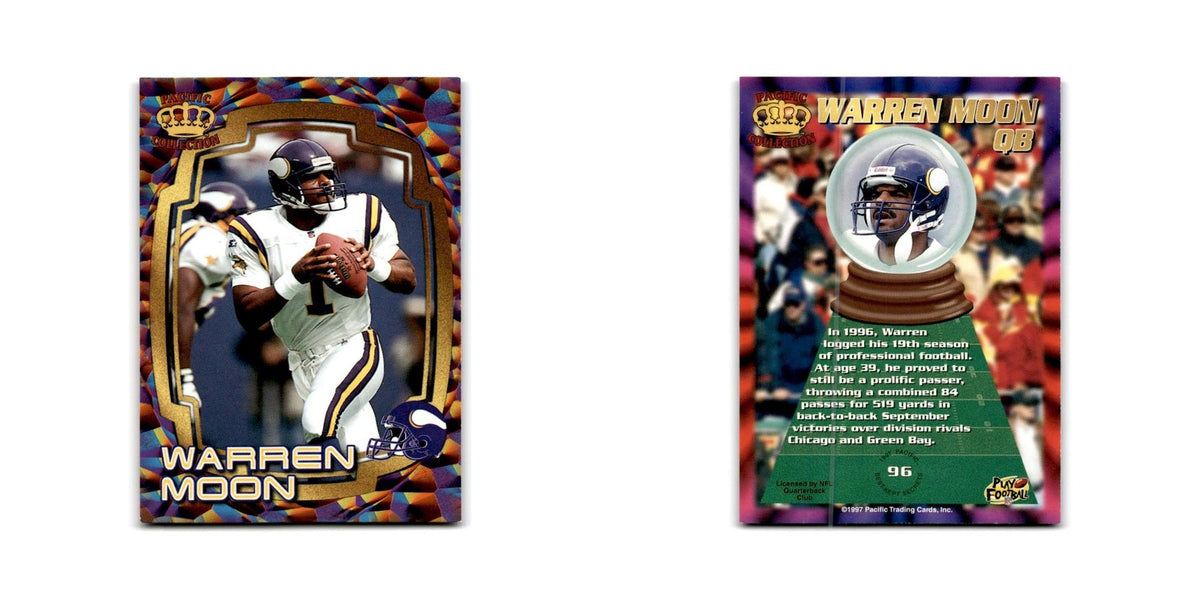 Warren Moon 1997 Pacific #96 Minnesota Vikings Football Card NM