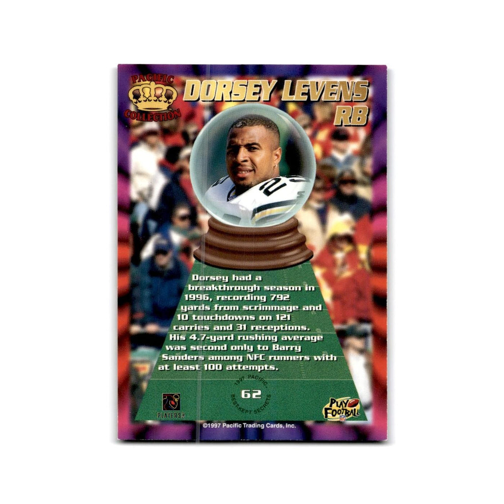 Dorsey Levens 1997 Pacific #62 Green Bay Packers Football Card NM