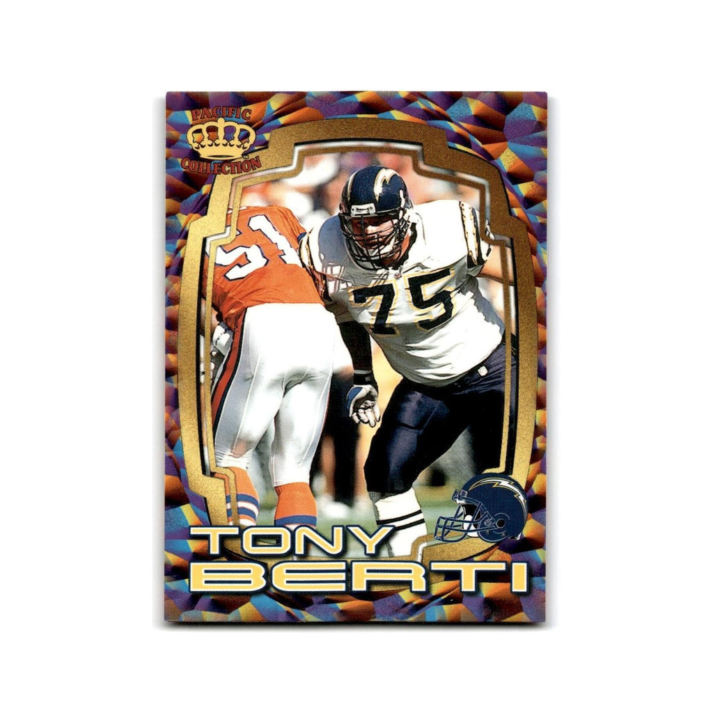 Tony Berti 1997 Pacific #28 San Diego Chargers Football Card NM