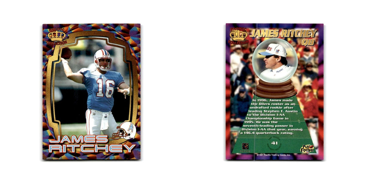 James Ritchey 1997 Pacific #41 Houston Oilers Football Card NM
