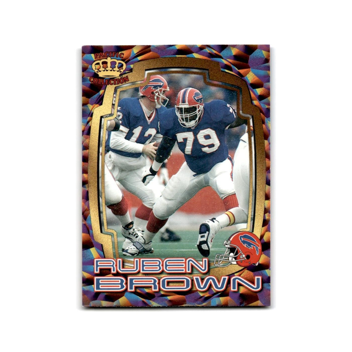 Ruben Brown 1997 Pacific #34 Buffalo Bills Football Card NM