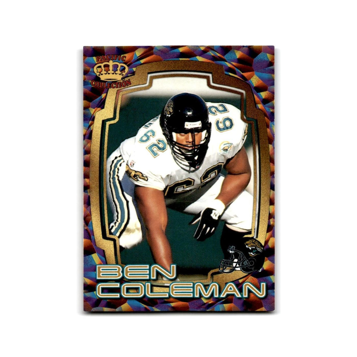 Ben Coleman 1997 Pacific #43 Jacksonville Jaguars Football Card NM